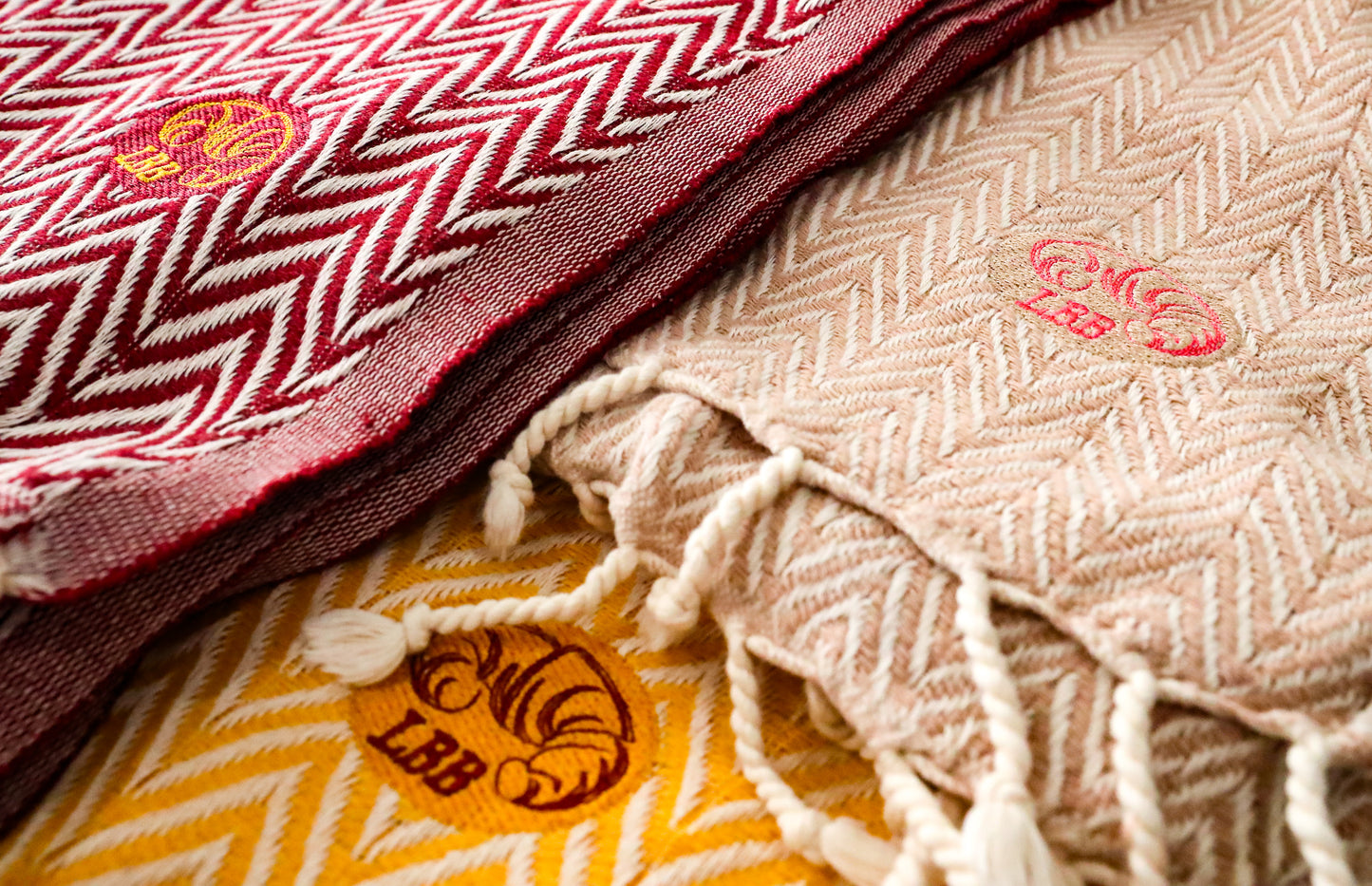 Little Brunette Bakery Yellow Blanket