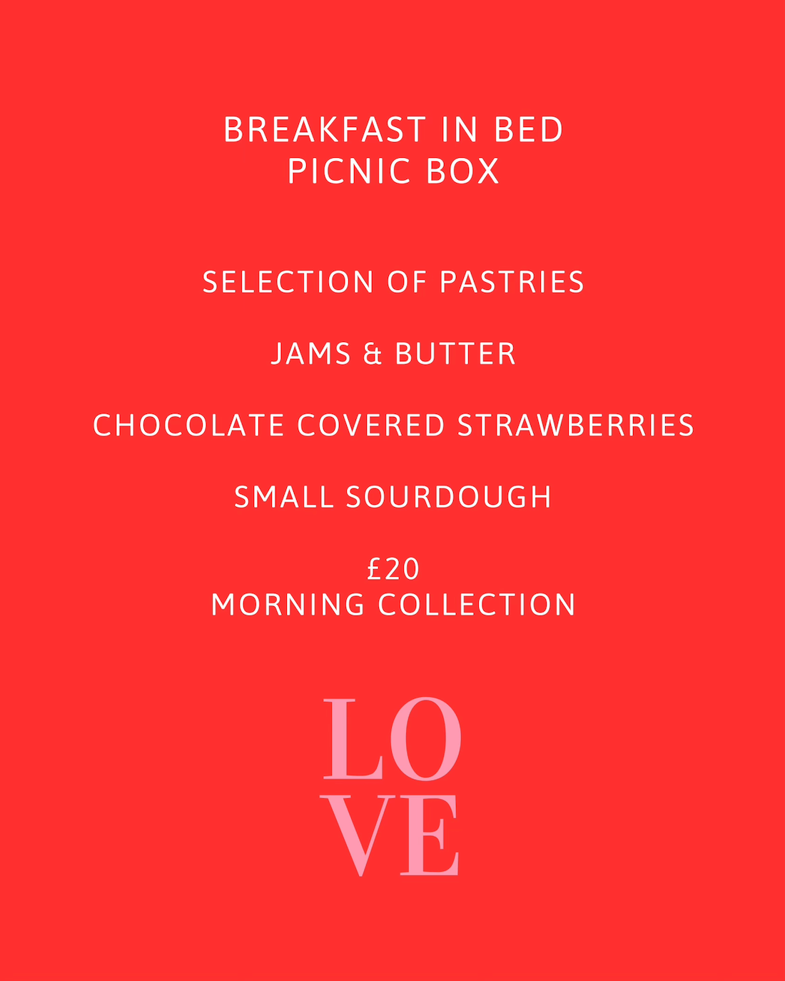 Breakfast in Bed Box Little Bakery