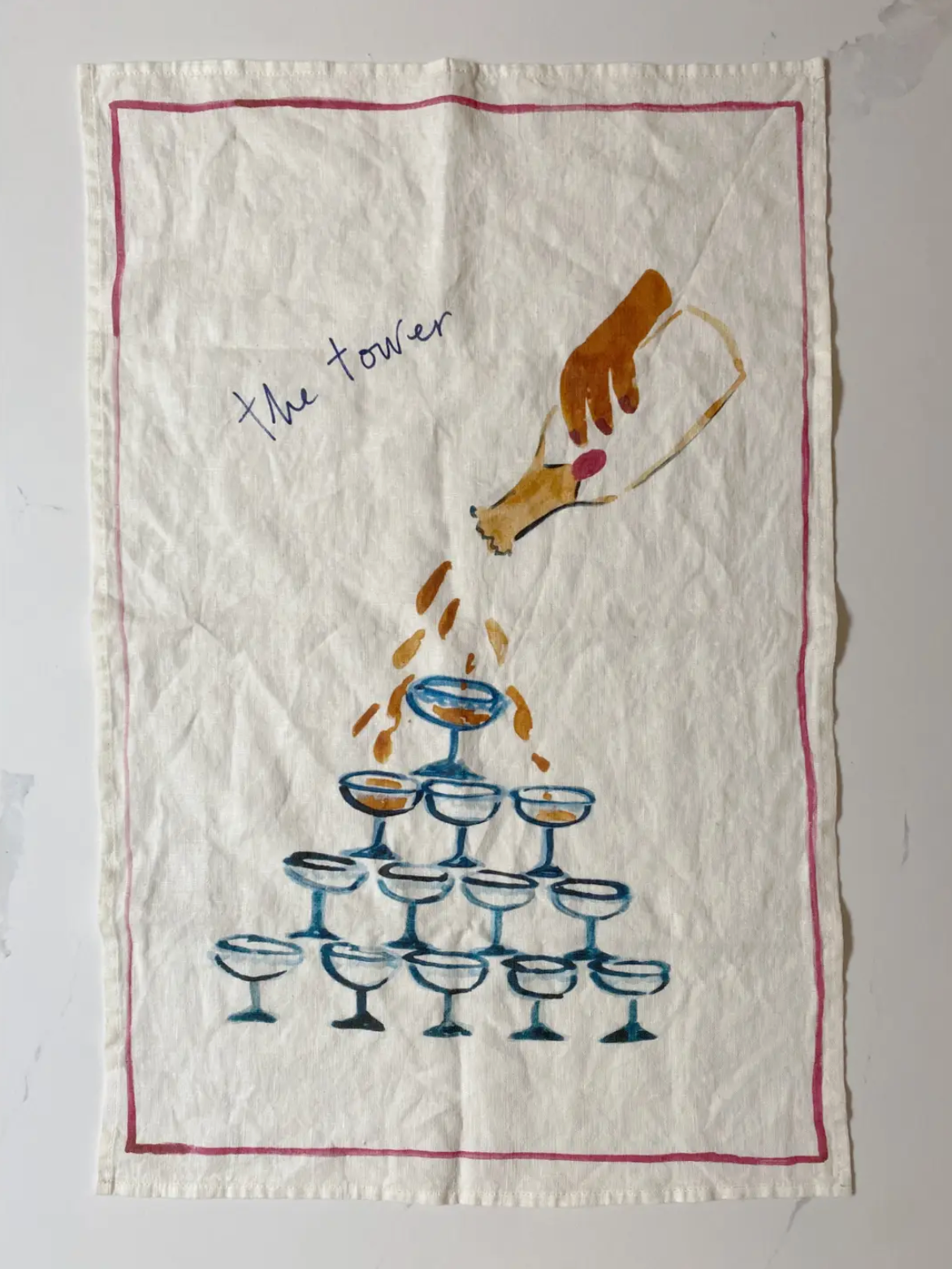Love and Honor The Tower Tea Towel
