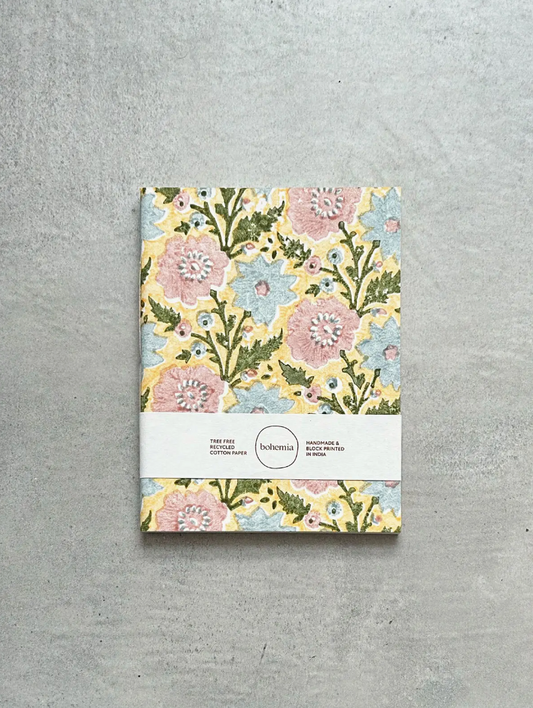 Floribunda Note Book - Buttermilk