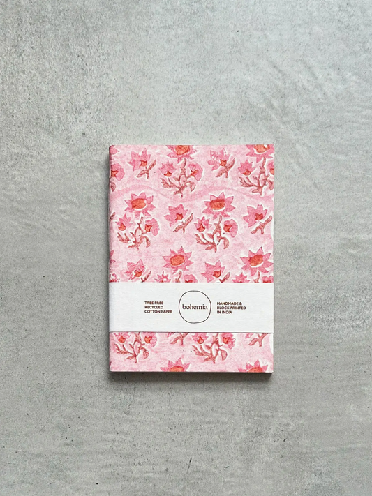 Posie Notebook - Vintage Pink