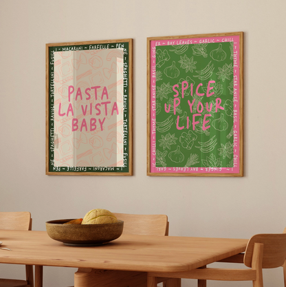 Pasta La Vista Baby Print