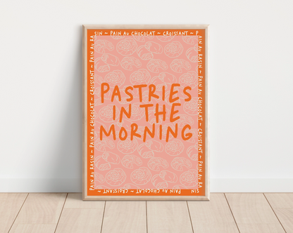 Pastries in the Morning Print