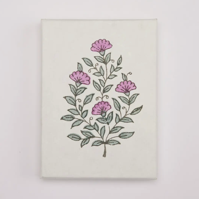 Boxed Artisan Notecard Set - Malika Lilac