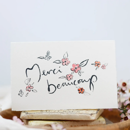 Merci Beaucoup - Thank You Card