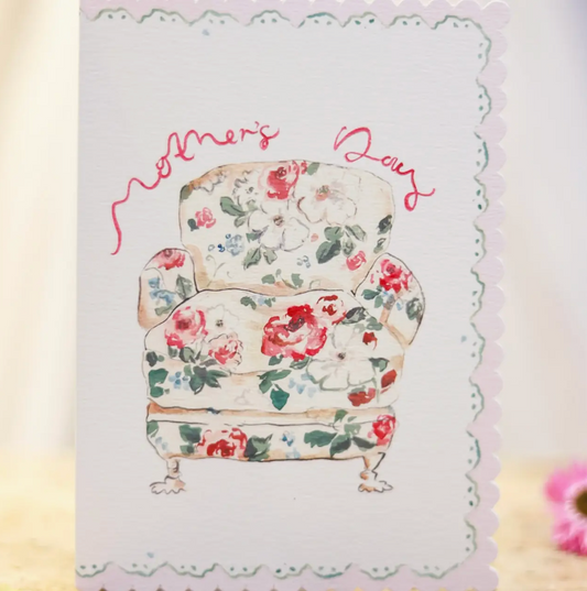 Relax On Mother's Day - Scalloped Edge Card