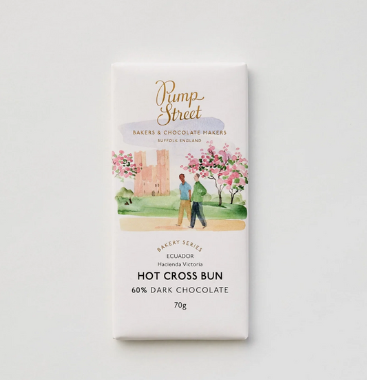 Pump Street Chocolate Hot Cross Bun 60%