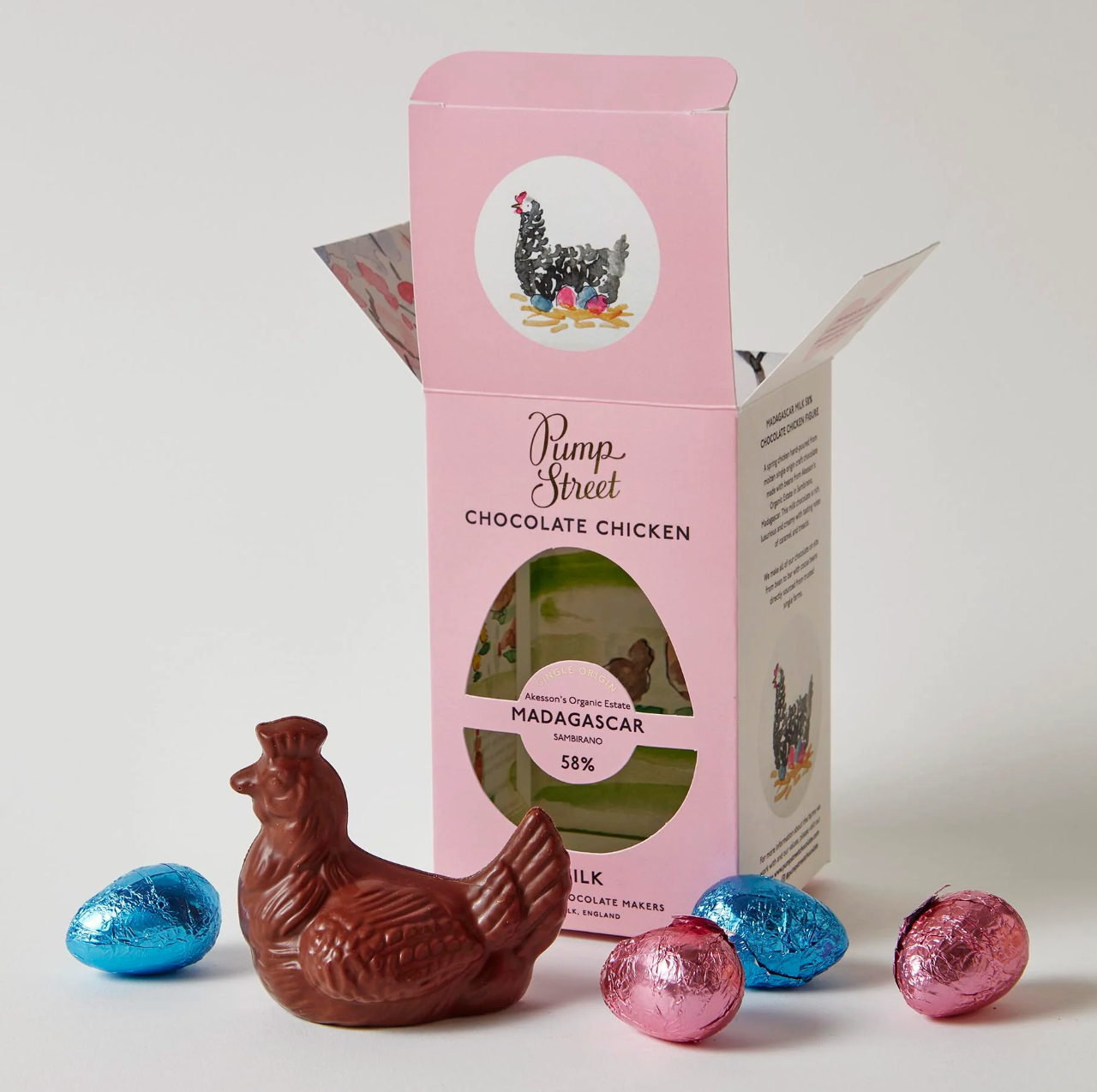 Pump Street Milk Chocolate Chicken & Egg Box