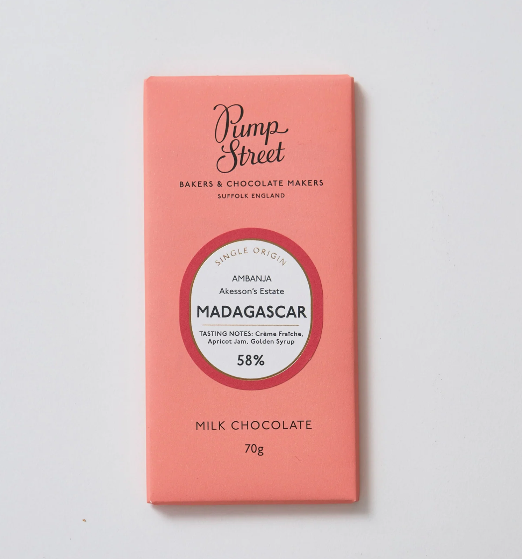 Pump Street Chocolate Madagascar - Milk 58%