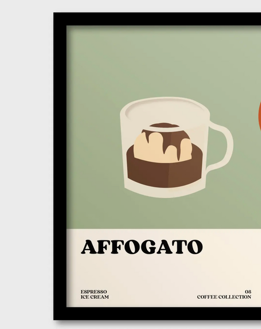 Affogato Coffee Print
