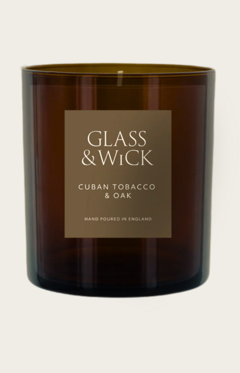 Cuban Tobacco & Oak Amber Candle